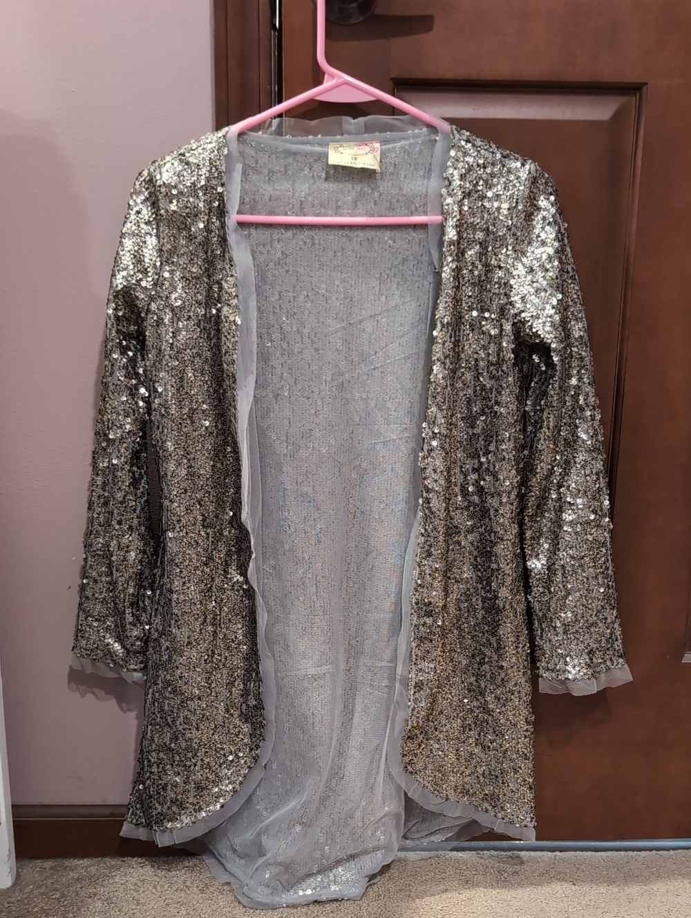 Joyfolie Gray Sheer Mesh Top - Mia Joy Label